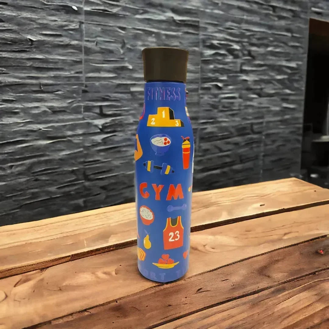 AquaCore Stainless Steel Water Bottle (750 ml) - Bear Hugs