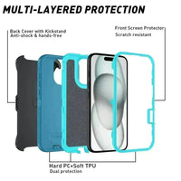 Armor Shockproof Defender Phone Case (For iPhones) - Bear Hugs