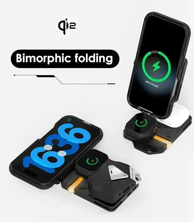 Aulumu M01 4-in-1 Wireless Charging Station - Bear Hugs