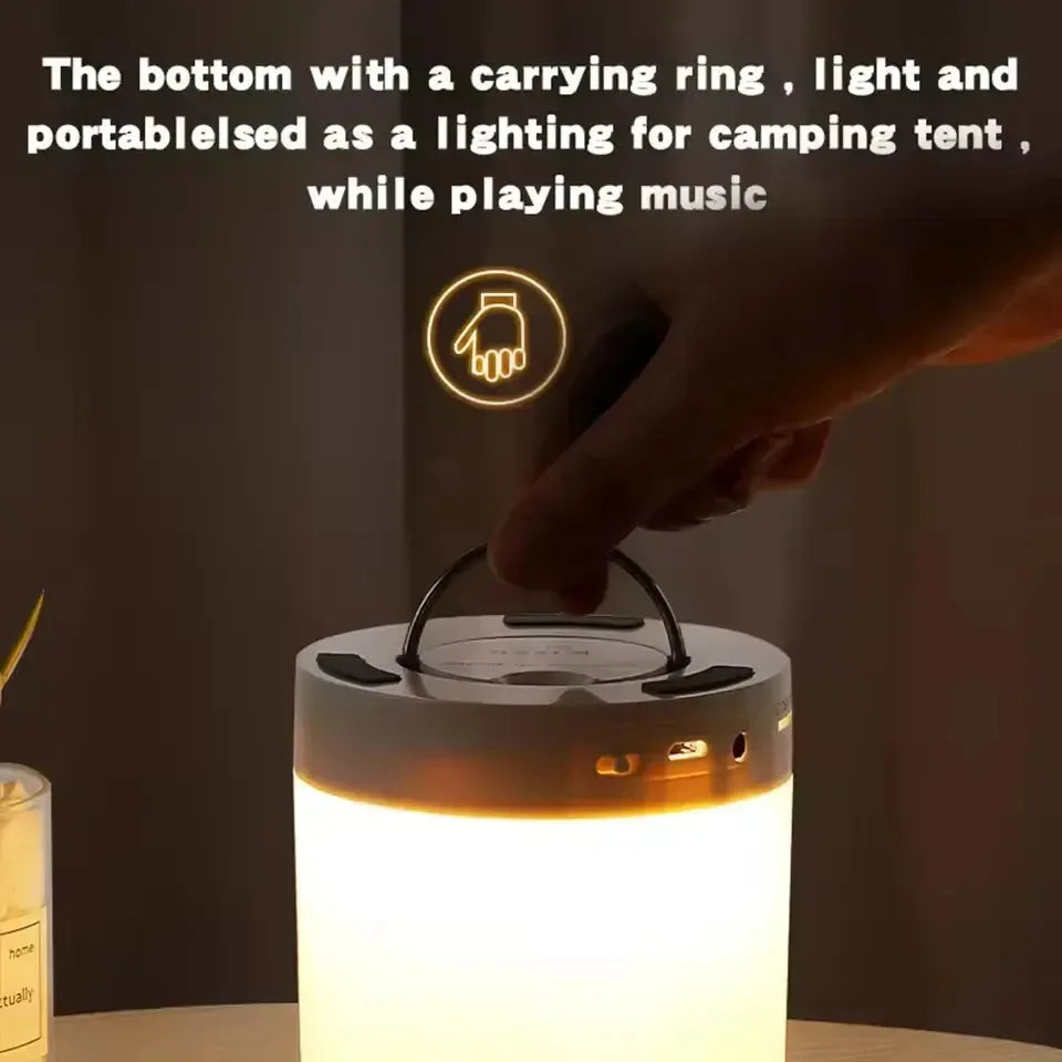 AuraWave Touch Control Bluetooth Speaker Lamp - Bear Hugs