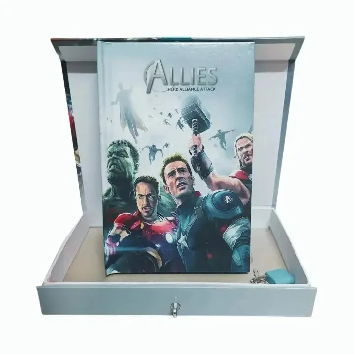 Avengers HQ A5 Diary With Lock - Bear Hugs