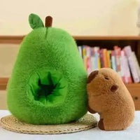 Avocado Capybara Plush Toy - Bear Hugs