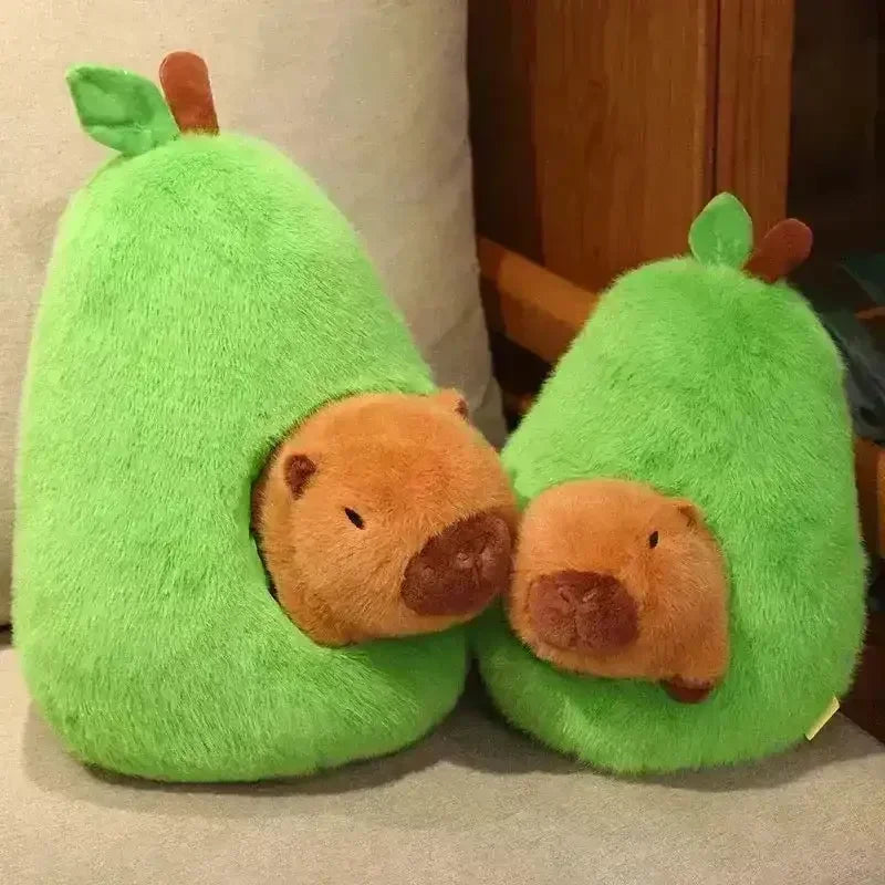 Avocado Capybara Plush Toy - Bear Hugs