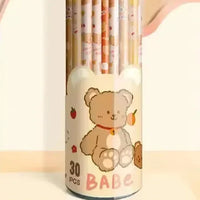 Baby Bear Boxed Pencil Set (30 pcs) - Bear Hugs