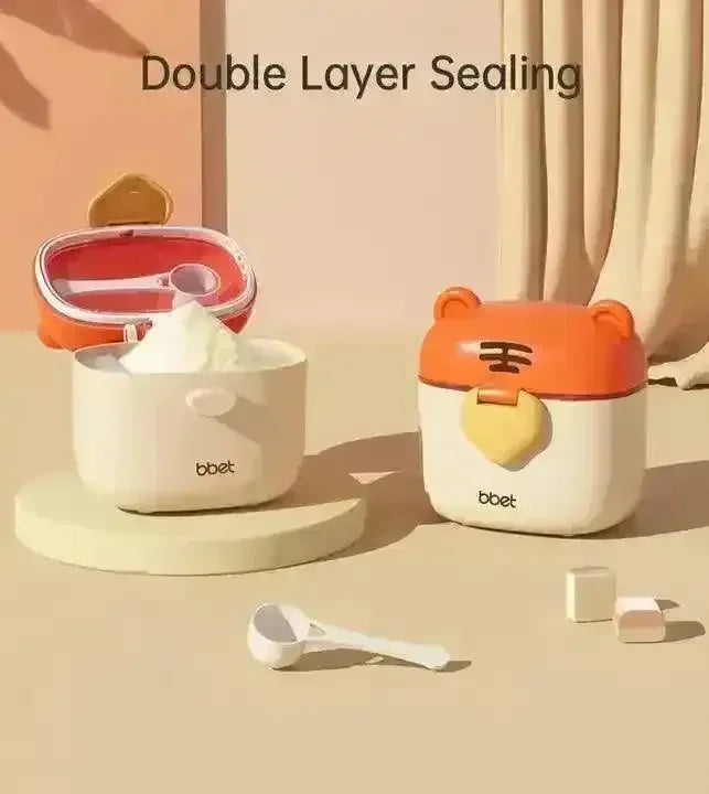 Baby Formula Tiger Shape Container With Spoon - Bear Hugs