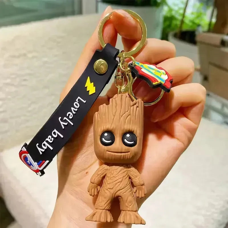 Baby Groot 3D Keychain - Bear Hugs