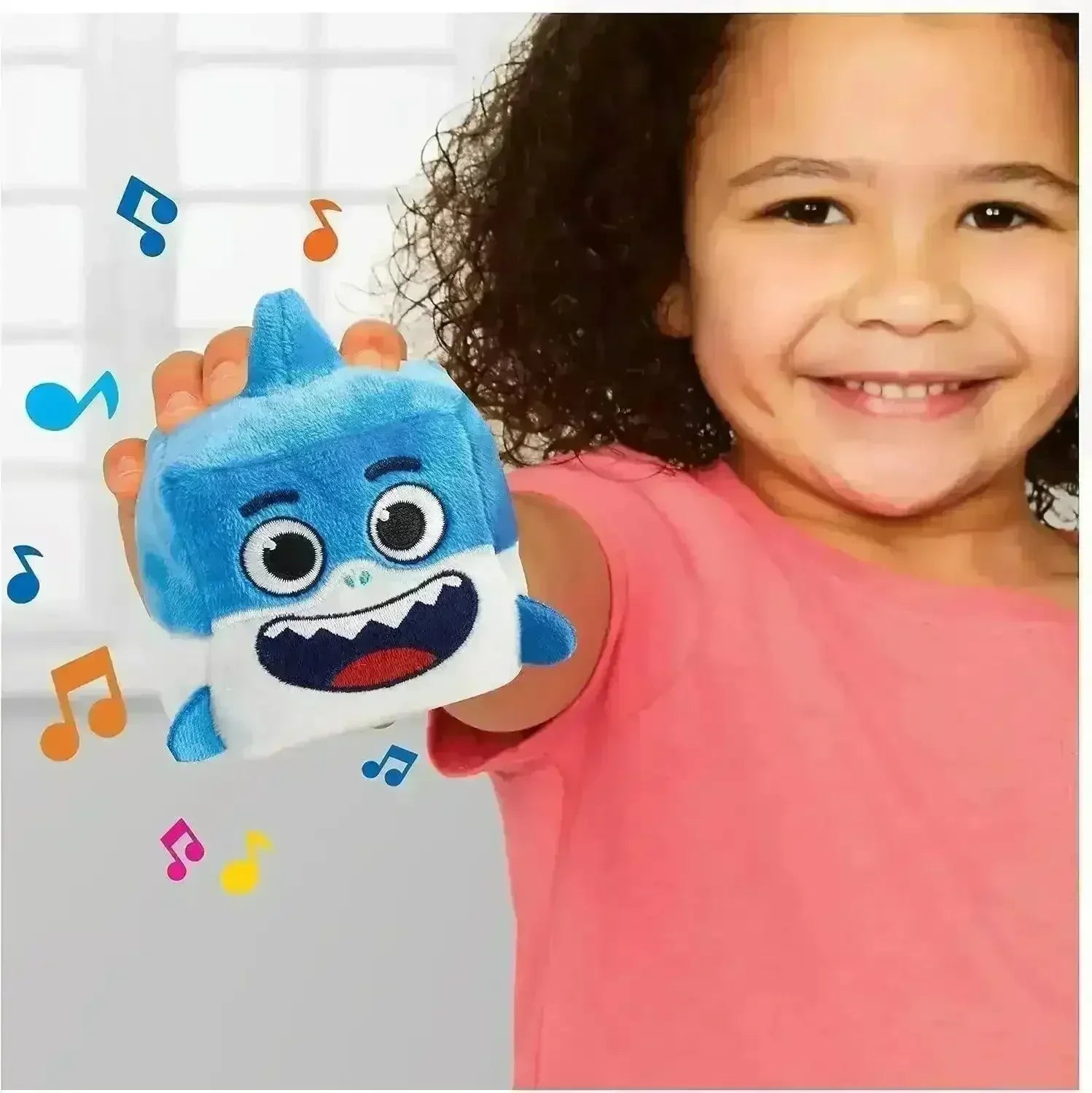 Shark Cube Baby Shark Singing Cube Plushie