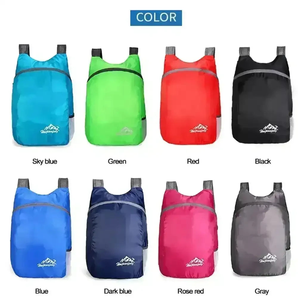 Backpack in a Pouch Folding Bag (20L Capacity) - Bear Hugs