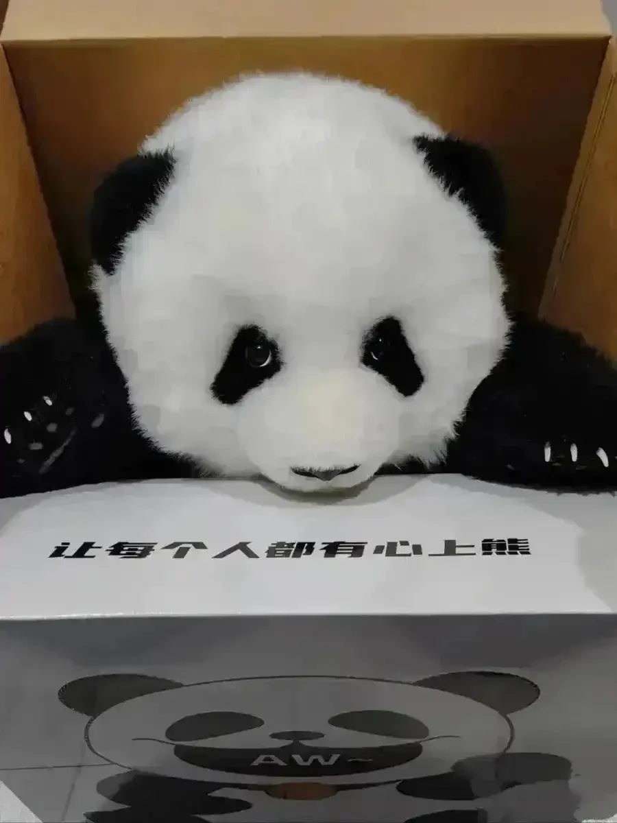 Bamboo Buddy Realistic Panda Plushie (38 cm) - Bear Hugs