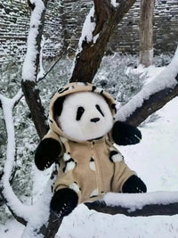 Bamboo Buddy Realistic Panda Plushie (38 cm) - Bear Hugs