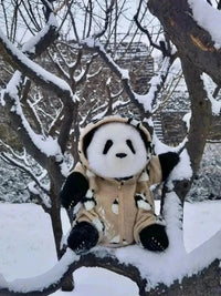 Bamboo Buddy Realistic Panda Plushie (38 cm) - Bear Hugs