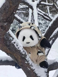 Bamboo Buddy Realistic Panda Plushie (38 cm) - Bear Hugs
