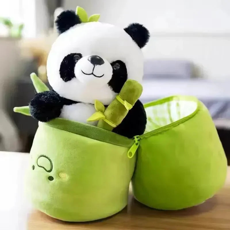 Bamboo Hideout Plush Panda - Bear Hugs