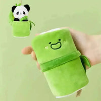 Bamboo Panda Plush Keychain - Bear Hugs