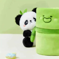 Bamboo Panda Plush Keychain - Bear Hugs
