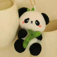 Bamboo Panda Plush Keychain - Bear Hugs