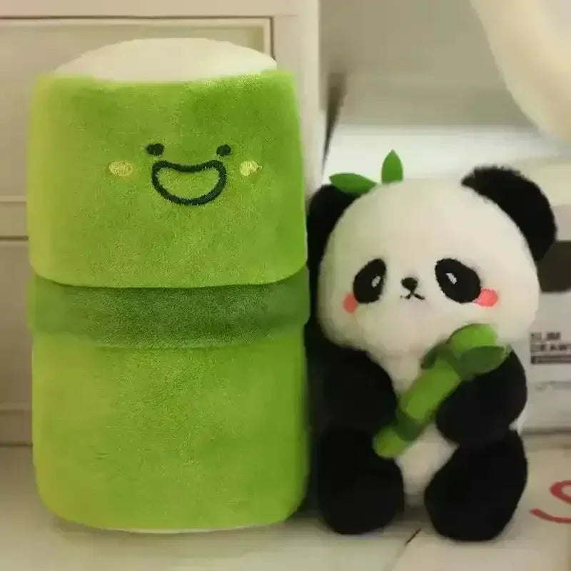 Bamboo Panda Plush Keychain - Bear Hugs