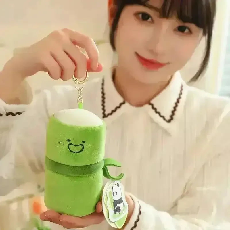 Bamboo Panda Plush Keychain - Bear Hugs