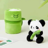 Bamboo Panda Plush Keychain - Bear Hugs