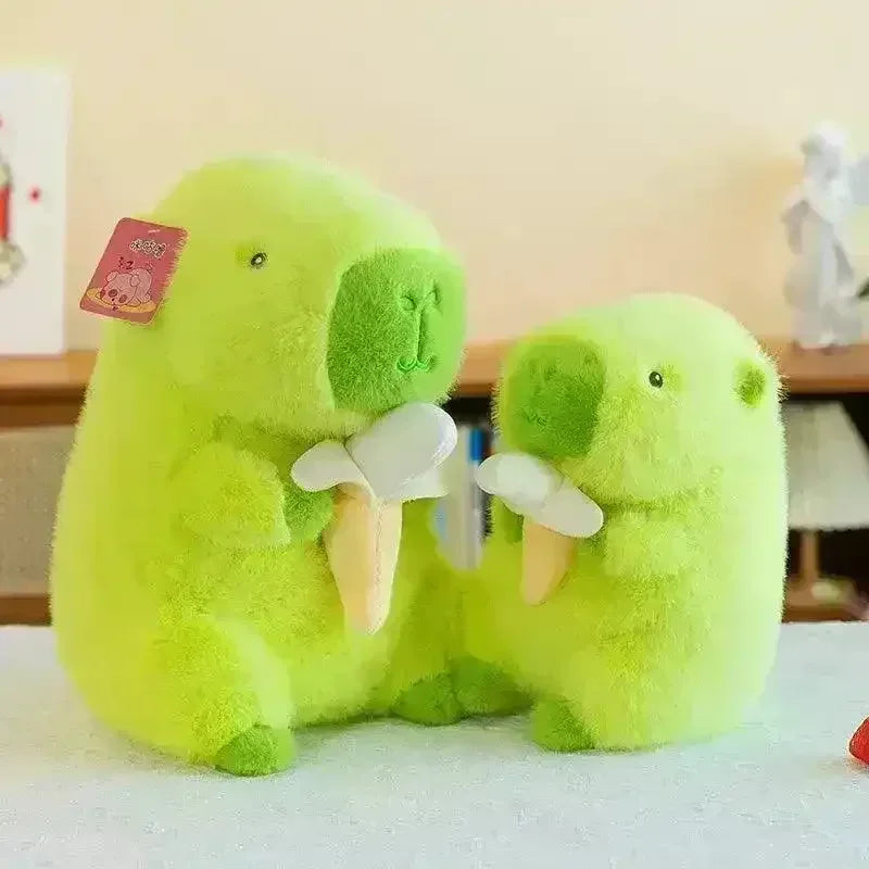 Banana Green Capybara Plushie - Bear Hugs