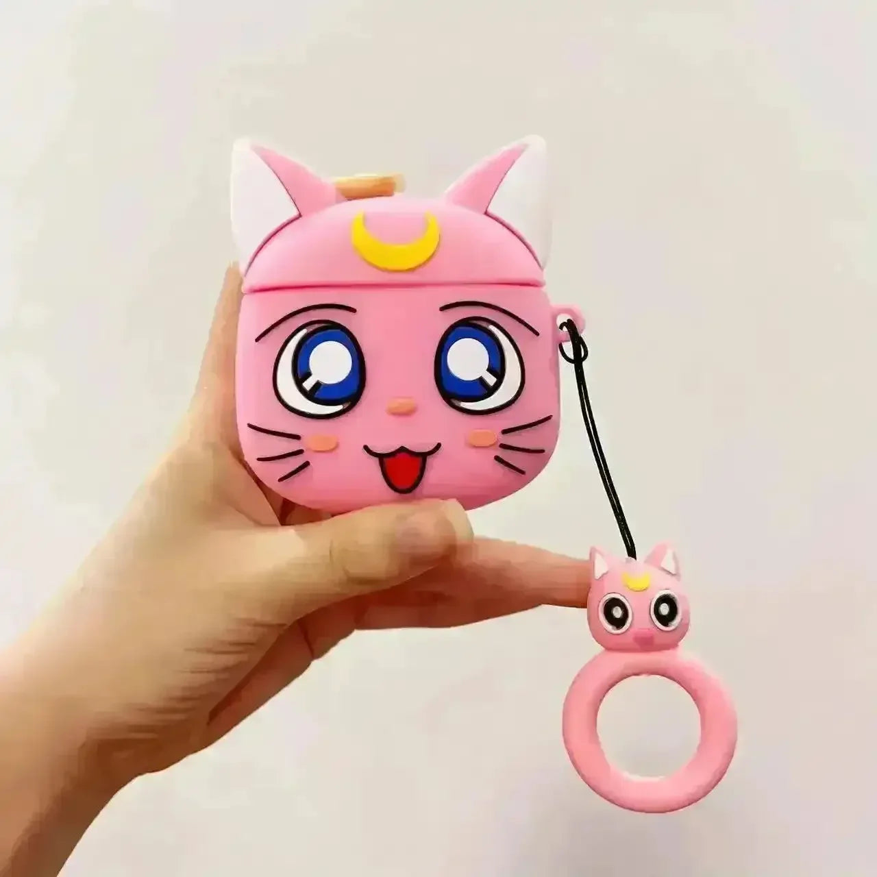 B&W Cat Case (For Airpods) - Bear Hugs