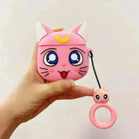 B&W Cat Case (For Airpods) - Bear Hugs