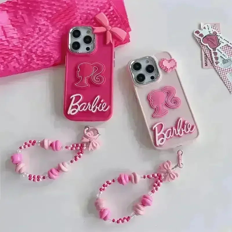 Barbie Beaded Lanyard Phone Case (For iPhones) - Bear Hugs