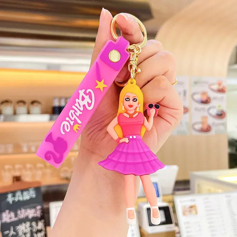 Barbie Character 3D Keychain - Bear Hugs