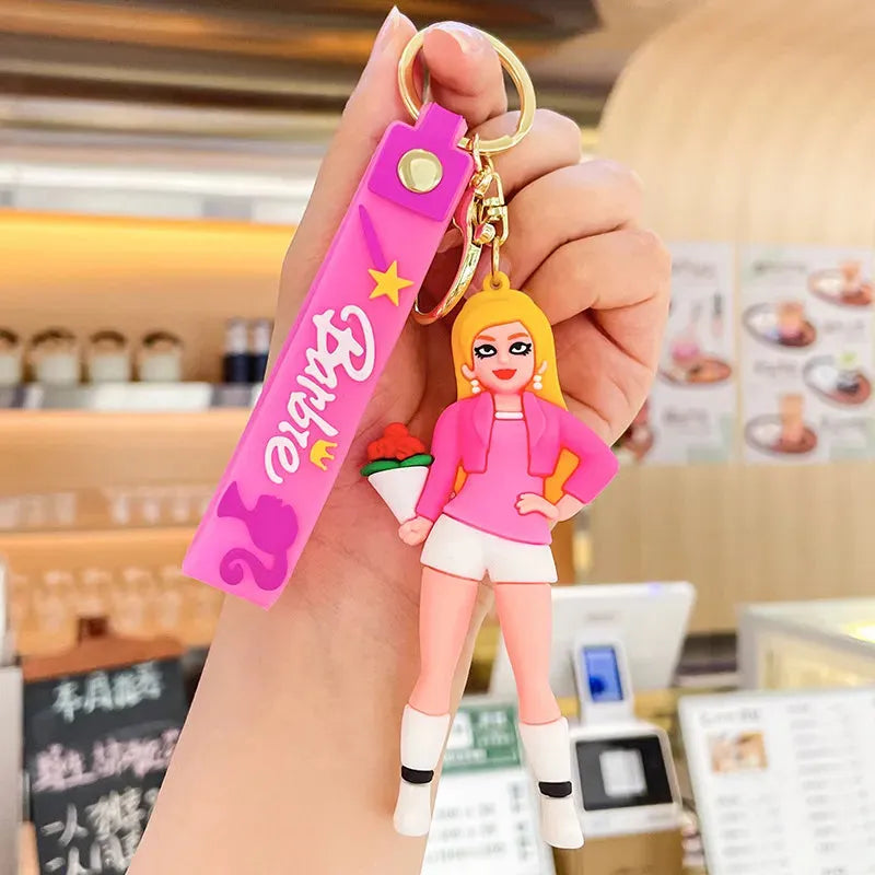 Barbie Character 3D Keychain - Bear Hugs