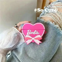 Barbie Pink Heart Case (For Airpods) - Bear Hugs