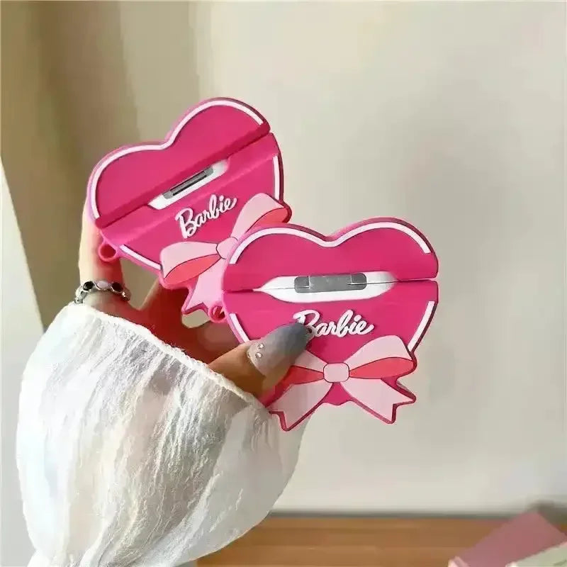 Barbie Pink Heart Case (For Airpods) - Bear Hugs