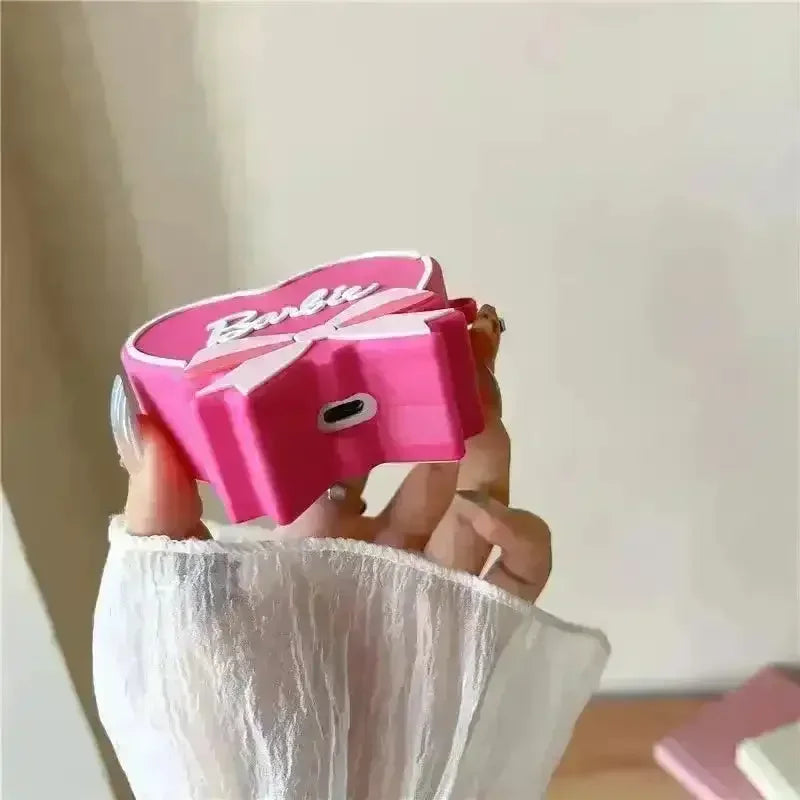Barbie Pink Heart Case (For Airpods) - Bear Hugs