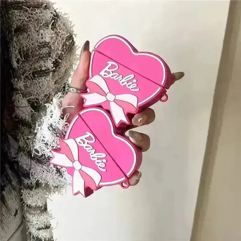 Barbie Pink Heart Case (For Airpods) - Bear Hugs
