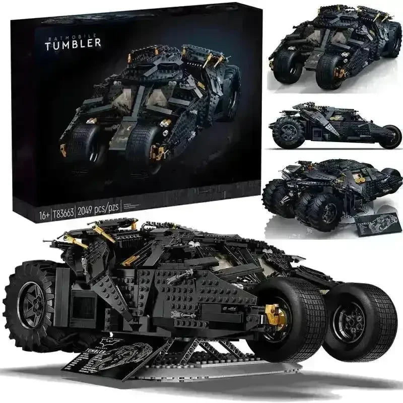 Batmobile & Batpod Tumbler Building Blocks - Bear Hugs