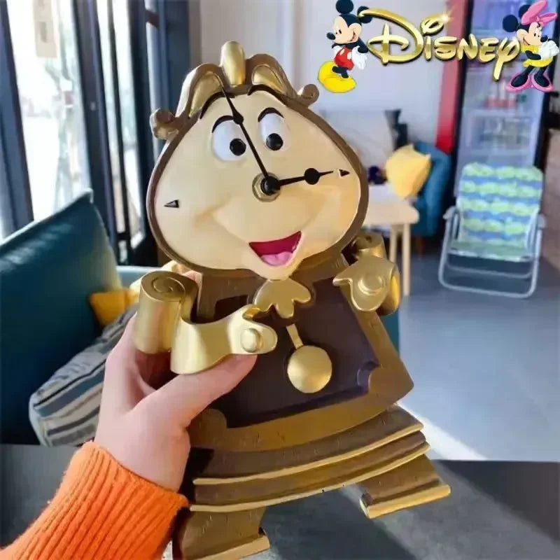 Beauty And The Beast Cogsworth Clock & Lumiere Candle Figurines - Bear Hugs