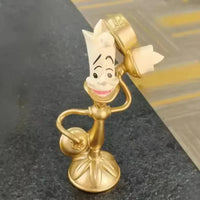 Beauty And The Beast Cogsworth Clock & Lumiere Candle Figurines - Bear Hugs
