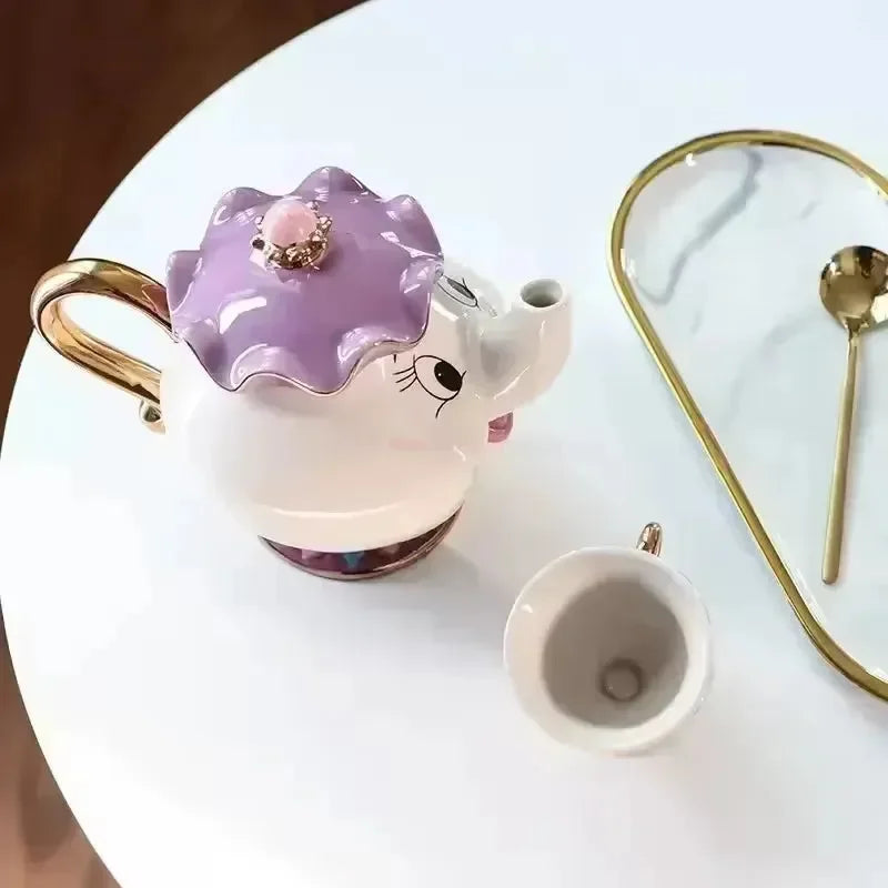 Beauty And The Beast Mrs. Potts & Chip Tea Cup - Bear Hugs