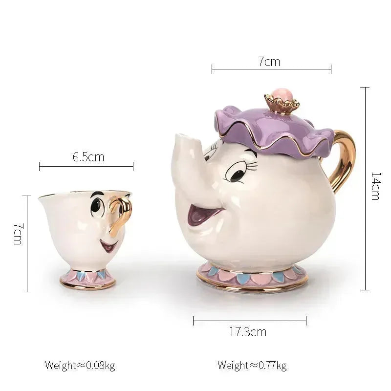 Beauty And The Beast Mrs. Potts & Chip Tea Cup - Bear Hugs