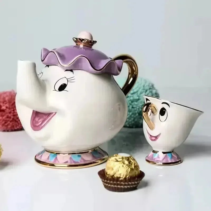 Beauty And The Beast Mrs. Potts & Chip Tea Cup - Bear Hugs