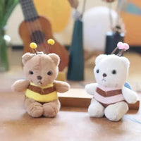 Bee-Loved Bear Plush Keychain - Bear Hugs