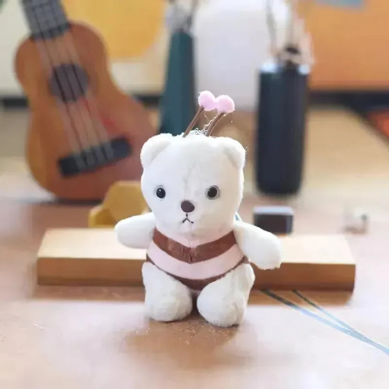 Bee-Loved Bear Plush Keychain - Bear Hugs