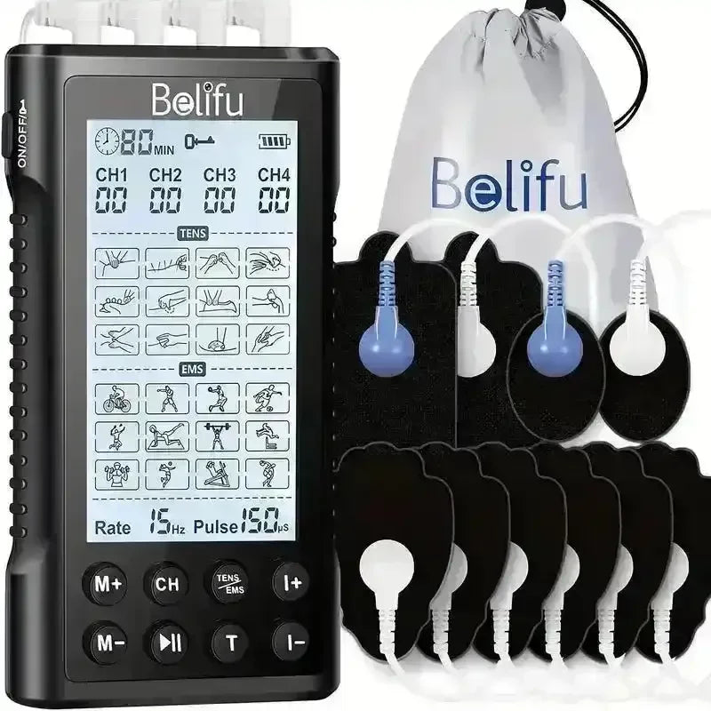 Belifu 4-Channel TENS EMS Unit - Bear Hugs