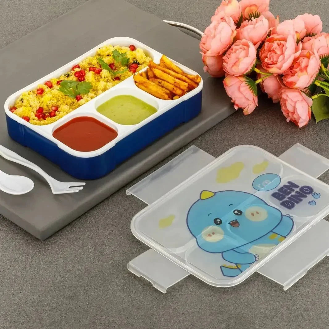 Ben Buddies 4-Compartment Lunch Box - Bear Hugs