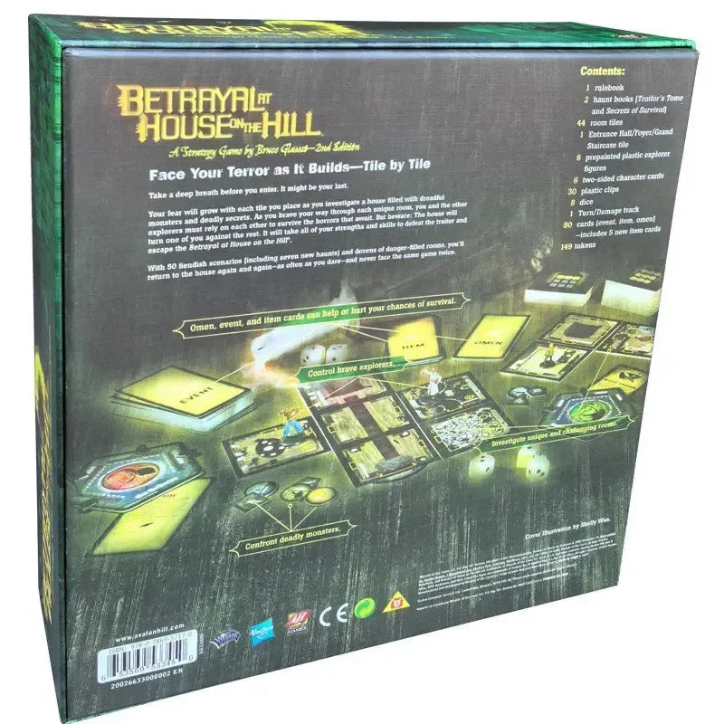 Betrayal at House on Hill Board Game - Bear Hugs