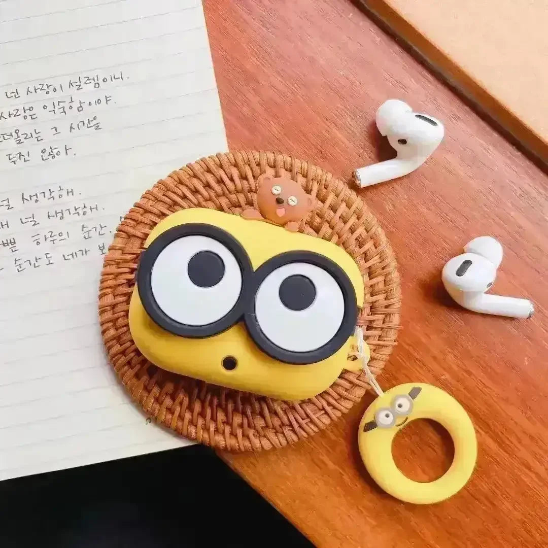 Big Eyed Minions Case (For Airpods) - Bear Hugs