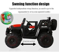 Big Size Battery Operated Ride On Kids Jeep - Bear Hugs