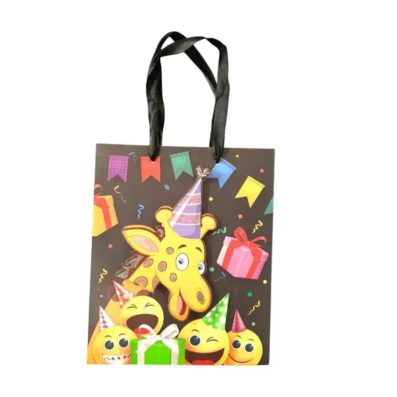 Birthday Animals Paper Gift Bag - Bear Hugs