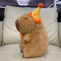 Birthday Hat Capybara Plushie - Bear Hugs