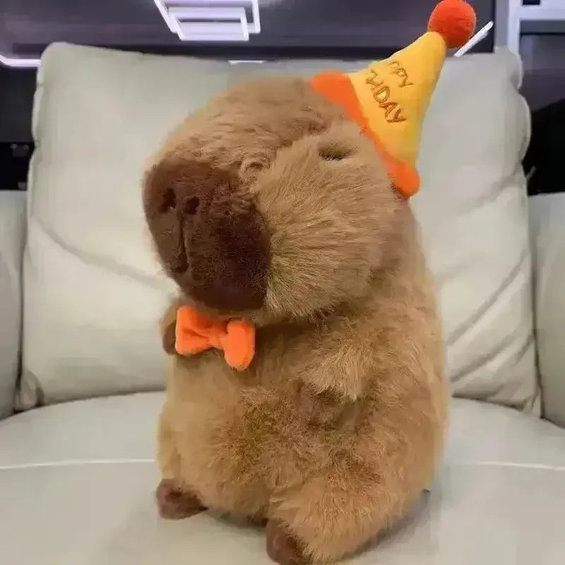 Birthday Hat Capybara Plushie - Bear Hugs