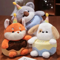 Birthday Jamboree Singing Animals Plush (30 cm) - Bear Hugs
